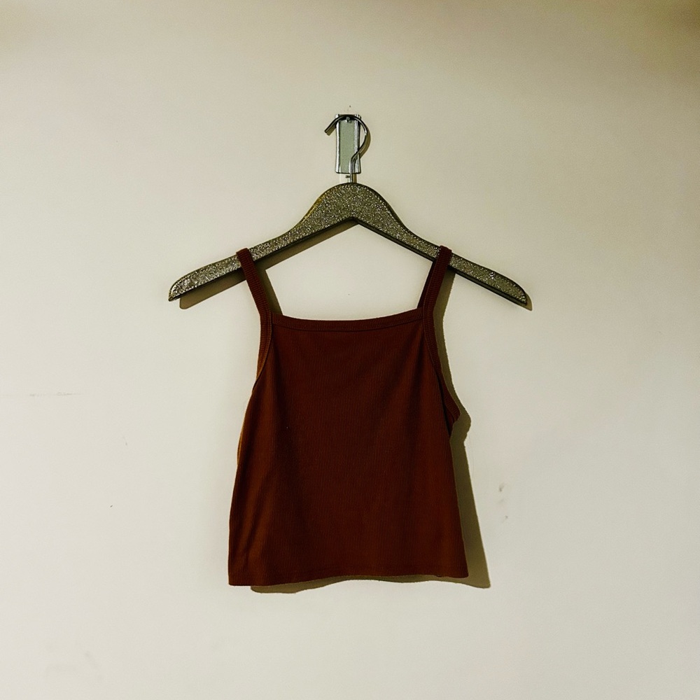 Hippie Rose • Brown Tank Top